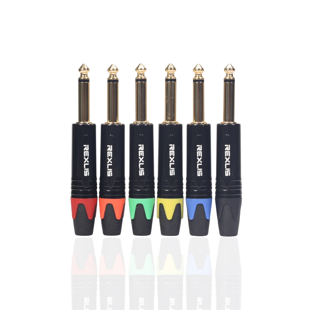 Mono 6.35MM Jack Male Plug 1/4 Inch Microphone Plug Audio Cable Connector For Audio & Video For Guitar Mixer Amplifier Bass
Mono 6.35MM Jack Male Plug 1/4 Inch Microphone Plug Audio Cable Connector For Audio & Video For Guitar Mixer Amplifier Bass