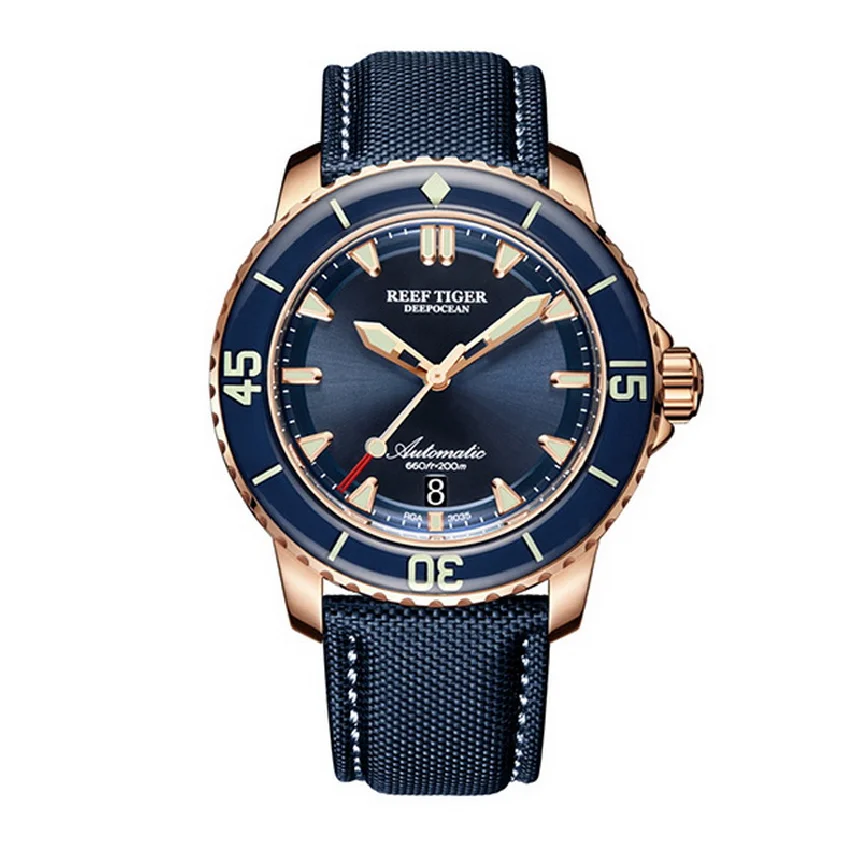 Reef Tiger Men Dive Watch, Mens Automatic Watch Luxury 200M Waterproof Luminous Mechanical Wristwatch Sapphire Chronograph Bezel
Reef Tiger Men Dive Watch, Mens Automatic Watch Luxury 200M Waterproof Luminous Mechanical Wristwatch Sapphire Chronograph Bezel
