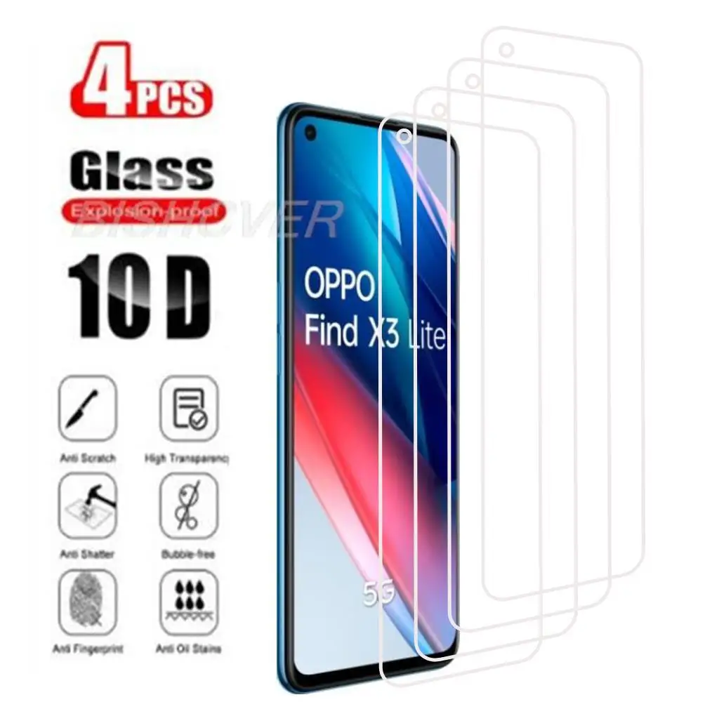 4Pcs For OPPO Find X3 Lite Tempered Glass Protective For OPPO Find X3Lite CPH2145 6.43INCH Screen Protector Phone Cover Film
4Pcs For OPPO Find X3 Lite Tempered Glass Protective For OPPO Find X3Lite CPH2145 6.43INCH Screen Protector Phone Cover Film