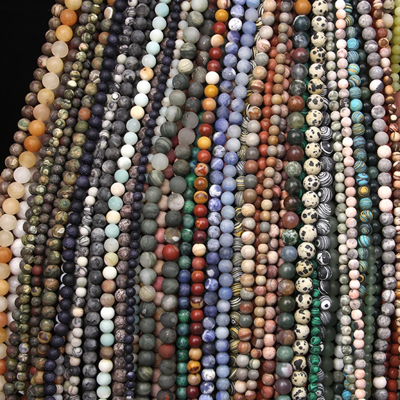 100% Natural Color Stone Beads Matte Frosted Dull Polished Jaspers Beads DIY Making Bracelet Necklace Earring Jewelry Wholesale
100% Natural Color Stone Beads Matte Frosted Dull Polished Jaspers Beads DIY Making Bracelet Necklace Earring Jewelry Wholesale