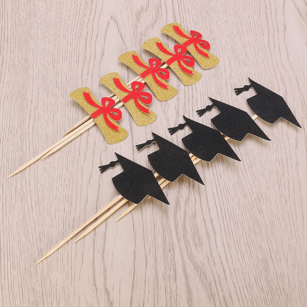 10pcs Graduation Cake Picks Cupcake Toppers Certificate Cupcake Picks Party Supplies for Decoration Gathering
10pcs Graduation Cake Picks Cupcake Toppers Certificate Cupcake Picks Party Supplies for Decoration Gathering