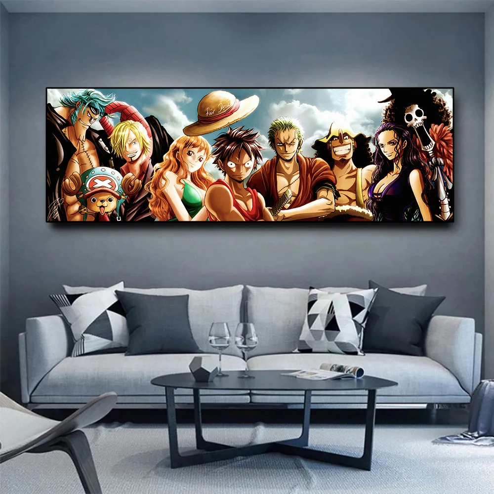 Anime One Piece Poster Canvas Painting Luffy Sauron Gami Usopp Brooke Figure Poster HD Printing Modern Wall Art Room Decoration
Anime One Piece Poster Canvas Painting Luffy Sauron Gami Usopp Brooke Figure Poster HD Printing Modern Wall Art Room Decoration