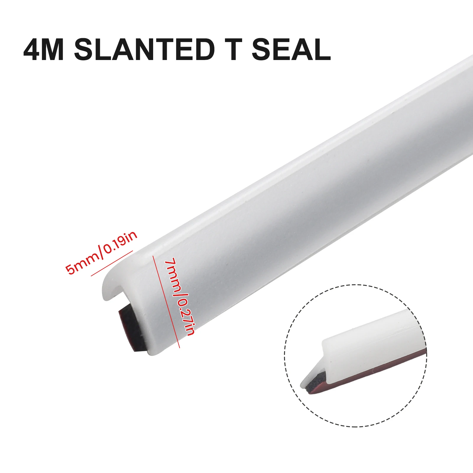 4M T-Shape Rubber Car Door Seal Strip Hood Trunk Edge Weatherstrip Moulding Trim EPDM Rubber With Double-Sided Adhesive Tape
4M T-Shape Rubber Car Door Seal Strip Hood Trunk Edge Weatherstrip Moulding Trim EPDM Rubber With Double-Sided Adhesive Tape