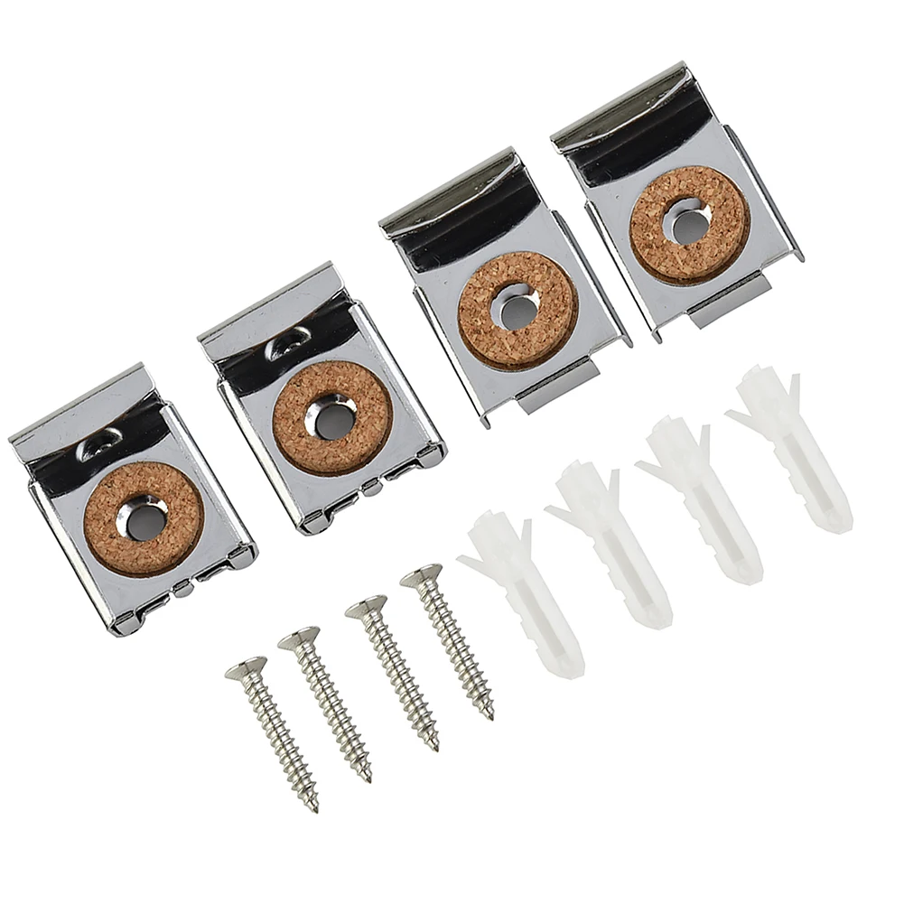 4PCS Mirror Wall Hanging Clips Chrome Fixing Kit Frameless Mounting Hanger Clamp Wall Brackets Clamps Home Hardware
4PCS Mirror Wall Hanging Clips Chrome Fixing Kit Frameless Mounting Hanger Clamp Wall Brackets Clamps Home Hardware