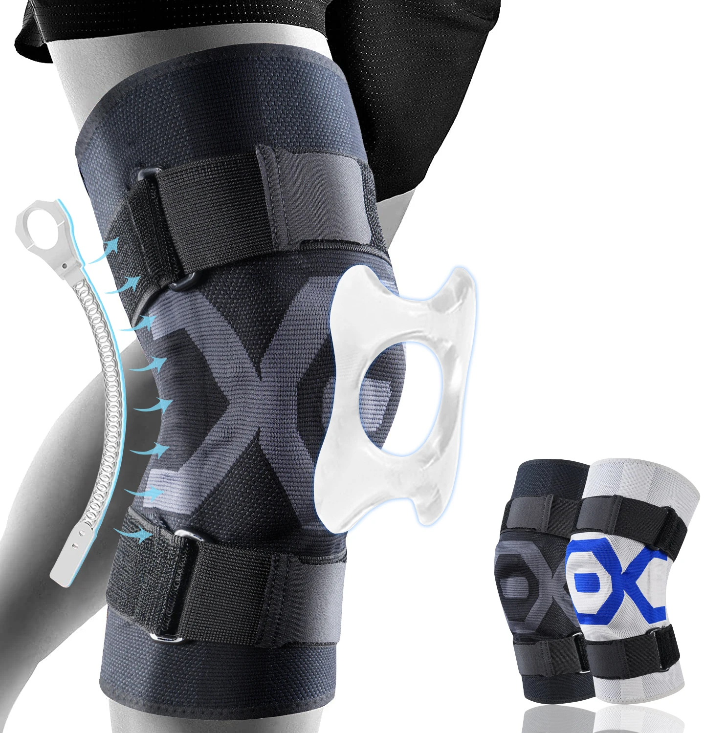 For Support Knee Side Sleeve With Patella Pain Joint Stabilizers Pads Brace Meniscus Arthritis Tear Compression Knee Gel
For Support Knee Side Sleeve With Patella Pain Joint Stabilizers Pads Brace Meniscus Arthritis Tear Compression Knee Gel
