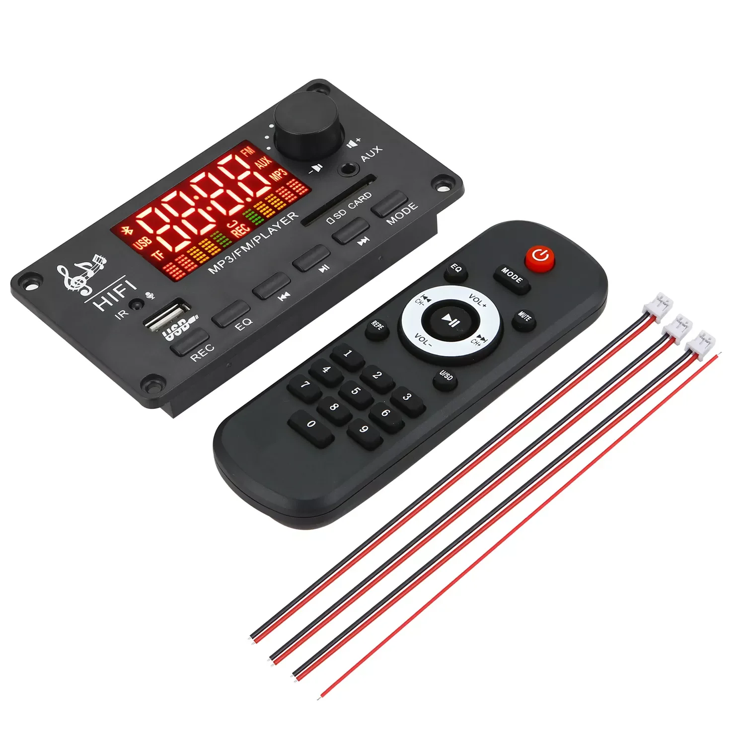 NEW 100W Amplifier MP3 Decoder Board Bluetooth5.0 Car MP3 Player USB Recording Module FM AUX Radio For Speaker Handsfree
NEW 100W Amplifier MP3 Decoder Board Bluetooth5.0 Car MP3 Player USB Recording Module FM AUX Radio For Speaker Handsfree