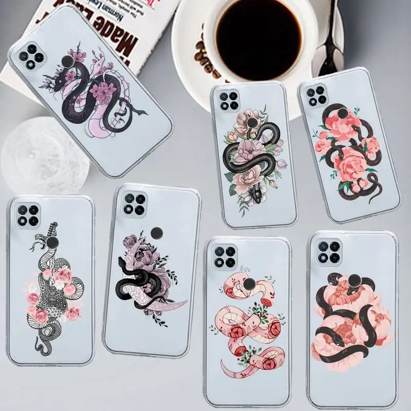 Flower Snake Phone Case Transparent for Xiaomi redmi note x f poco 10 11 9 7 8 3 i t s pro cover shell coque
Flower Snake Phone Case Transparent for Xiaomi redmi note x f poco 10 11 9 7 8 3 i t s pro cover shell coque