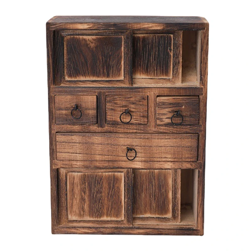 1/12 Dollhouse Miniature Kitchen Retro Wooden Cupboard Chest Of Drawers Dollhouse Ornaments Accessories
1/12 Dollhouse Miniature Kitchen Retro Wooden Cupboard Chest Of Drawers Dollhouse Ornaments Accessories