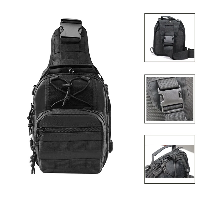 Tactical Men Chest Bag Hiking Climbing Outdoor Sports Shoulder Bags Military Camouflage Crossbody Bag Oxford Rucksack
Tactical Men Chest Bag Hiking Climbing Outdoor Sports Shoulder Bags Military Camouflage Crossbody Bag Oxford Rucksack