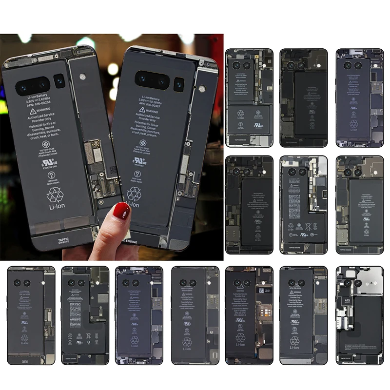 Battery Motherboard Circuit board Phone Case for Google Pixel 7 Pro 7 6A 6 Pro 5A 4A 3A Pixel 4 XL Pixel 5 6 4 3 XL 3A XL 2 XL
Battery Motherboard Circuit board Phone Case for Google Pixel 7 Pro 7 6A 6 Pro 5A 4A 3A Pixel 4 XL Pixel 5 6 4 3 XL 3A XL 2 XL