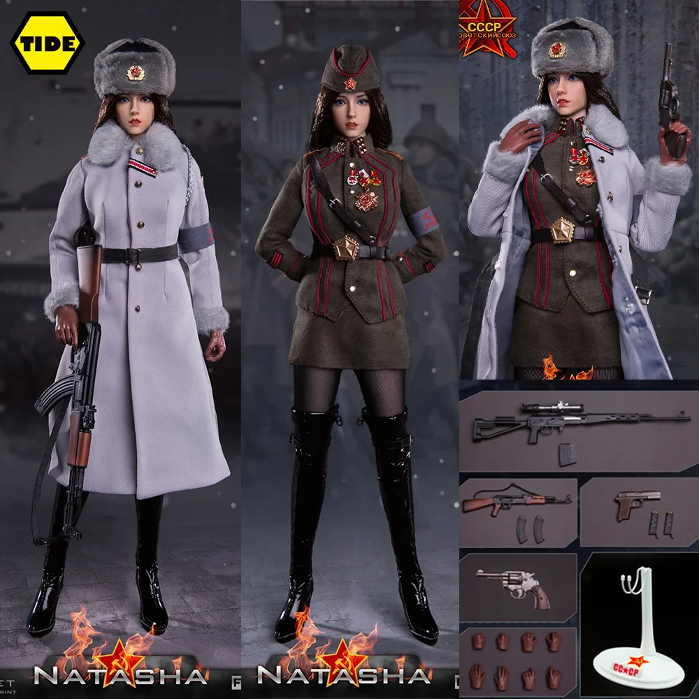 Flagset FS73044 1/6 Female Soldier Natasha Soviet Female Officer 2.0 National Heroes Full Set 12" Action Figure Body Collectible
Flagset FS73044 1/6 Female Soldier Natasha Soviet Female Officer 2.0 National Heroes Full Set 12" Action Figure Body Collectible