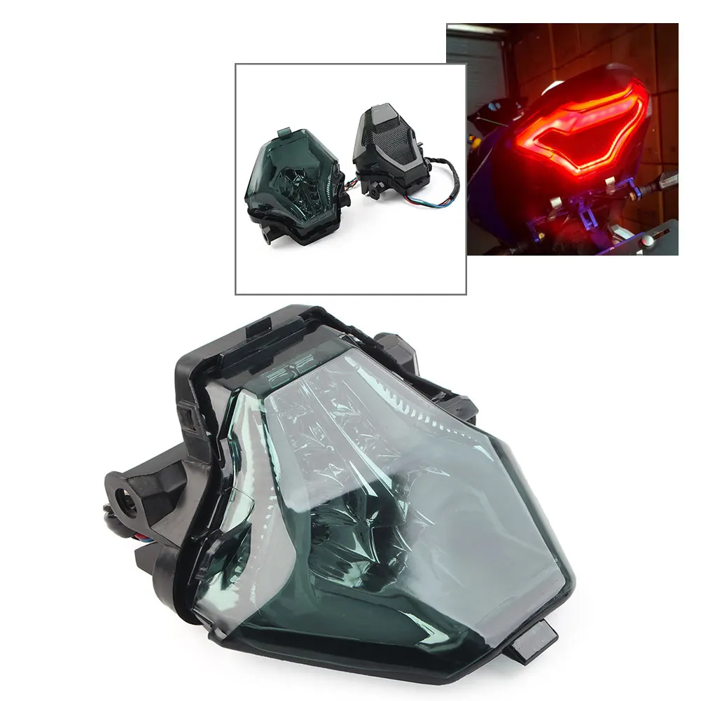 Motorcycle Integrated LED Tail Light Turn Signals For Yamaha YZF R3 R25 Y15ZR MT07 FZ07 LC150
Motorcycle Integrated LED Tail Light Turn Signals For Yamaha YZF R3 R25 Y15ZR MT07 FZ07 LC150