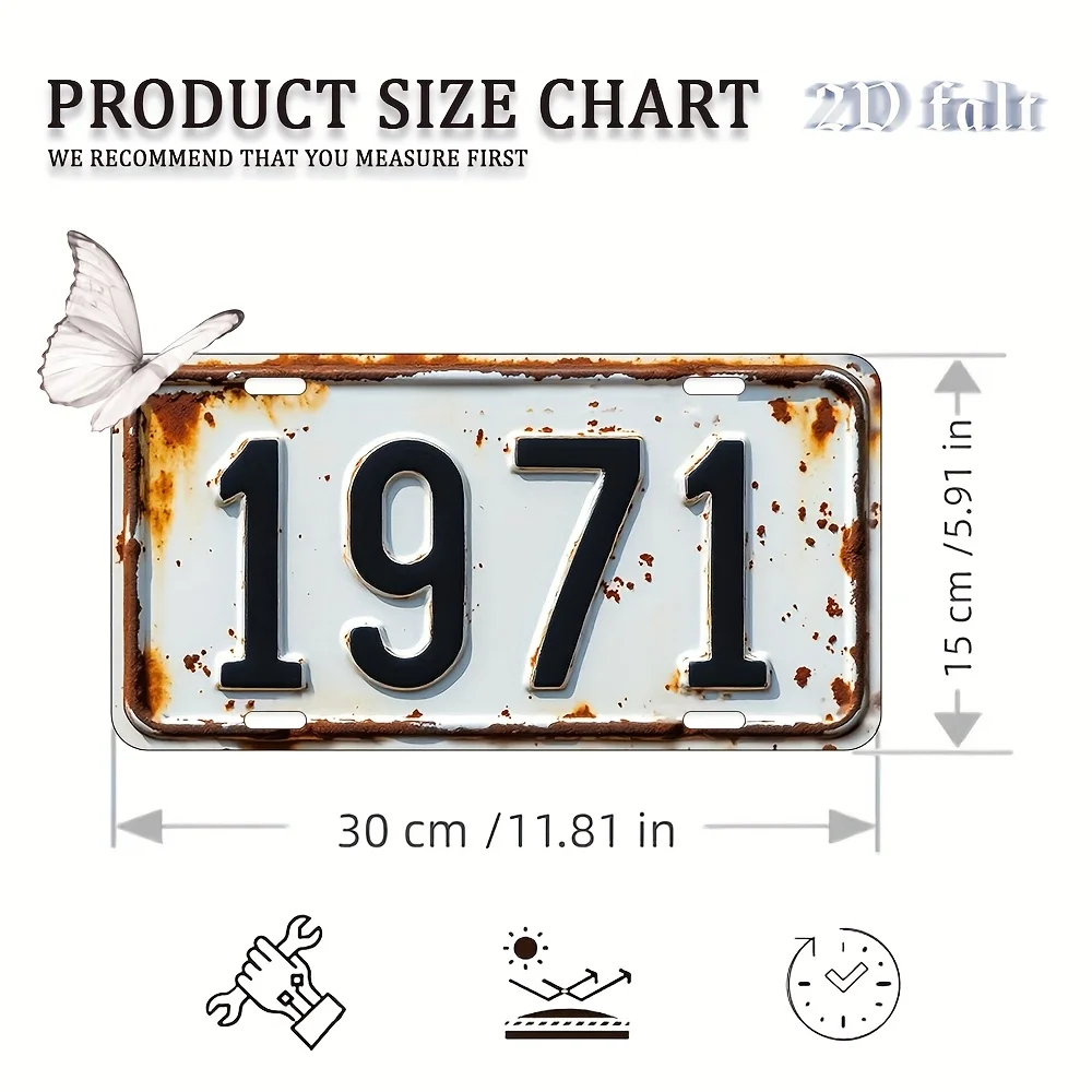 2D Плоская Винтажная Алюминиевая Табличка «1971» — Настенный Декор В Стиле Кантри Для Дома, Бара, Кафе, Не Требует Электричества
2D Плоская Винтажная Алюминиевая Табличка «1971» — Настенный Декор В Стиле Кантри Для Дома, Бара, Кафе, Не Требует Электричества