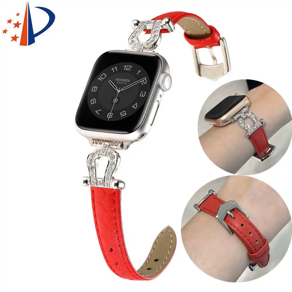 Тонкий ремешок для Apple Watch Utra 49 мм series 7 8 41 мм 45 мм 38 мм 40 мм, кожаный браслет для iWatch SE4 3 5 42 мм 44 мм, ремешок
Тонкий ремешок для Apple Watch Utra 49 мм series 7 8 41 мм 45 мм 38 мм 40 мм, кожаный браслет для iWatch SE4 3 5 42 мм 44 мм, ремешок