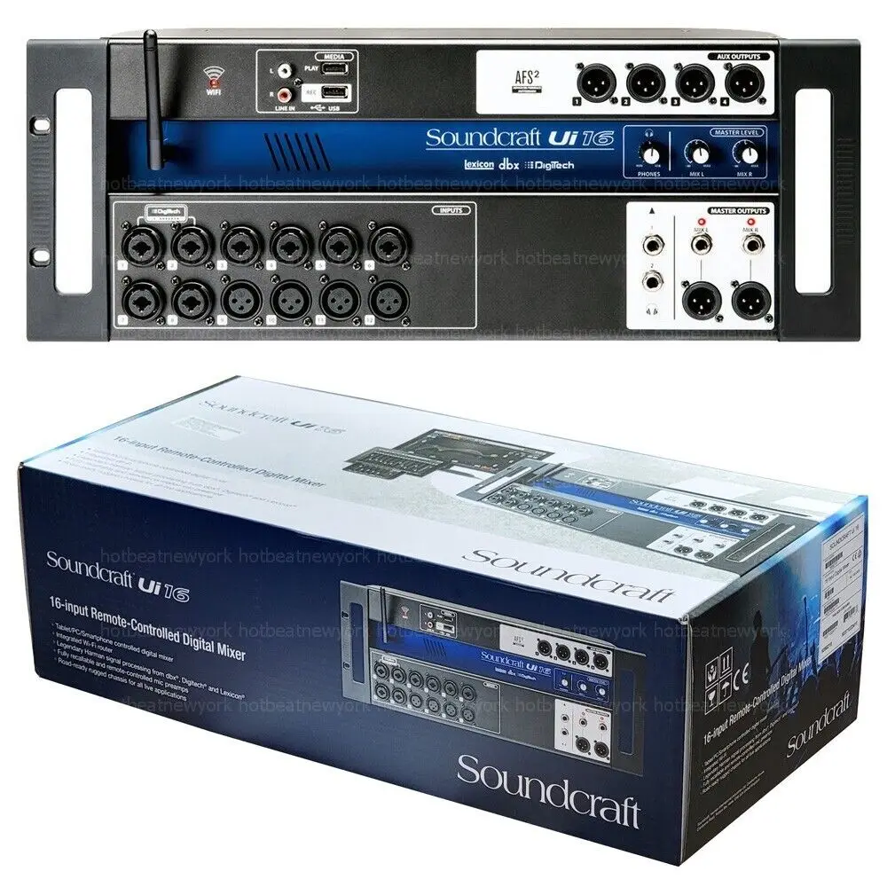 (Новая скидка) 16-канальный цифровой микшер Soundcraft Ui16 с дистанционным управлением
(Новая скидка) 16-канальный цифровой микшер Soundcraft Ui16 с дистанционным управлением
