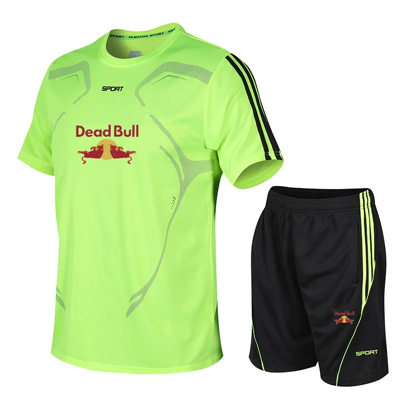 Mens Running Sets 2 Pcs/Set T Shirt+pants Dead Bull Print Sports Suit Fitness Quick Dry Sportswear Jogging Gym Workout Tracksuit 
Mens Running Sets 2 Pcs/Set T Shirt+pants Dead Bull Print Sports Suit Fitness Quick Dry Sportswear Jogging Gym Workout Tracksuit