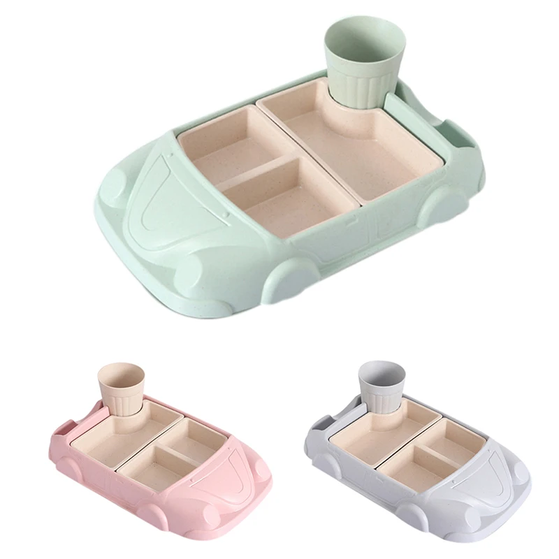 Cartoon Car Plate Baby Dishes Set Bamboo Fiber Plate+Cup Sub-Grid Bowl Children's Gift Tableware Set Feeding Dishes
Cartoon Car Plate Baby Dishes Set Bamboo Fiber Plate+Cup Sub-Grid Bowl Children's Gift Tableware Set Feeding Dishes