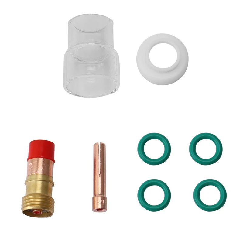 8Pcs/Set 12 Heat Glass Cup Kit For WP-17/18/26 TIG Welding Torch Stubby Gas Lens Replacement Tools Welding Accessories
8Pcs/Set 12 Heat Glass Cup Kit For WP-17/18/26 TIG Welding Torch Stubby Gas Lens Replacement Tools Welding Accessories