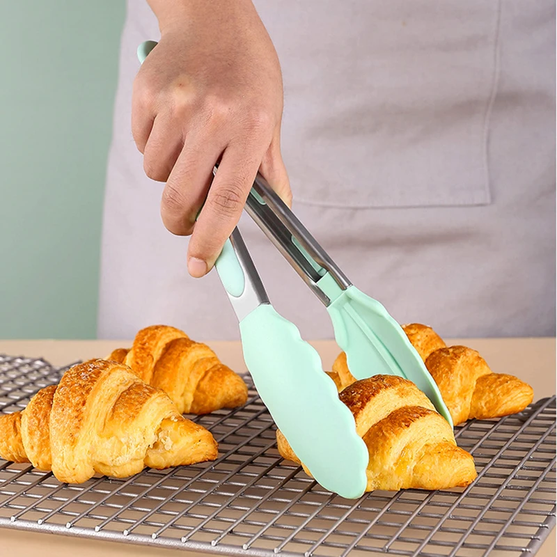 Kitchen Accessories Silicone Food Clip Stainless Steel Shovel Clamp Bread BBQ Clips Baking Cooking Utensils Items Kitchen Tools
Kitchen Accessories Silicone Food Clip Stainless Steel Shovel Clamp Bread BBQ Clips Baking Cooking Utensils Items Kitchen Tools