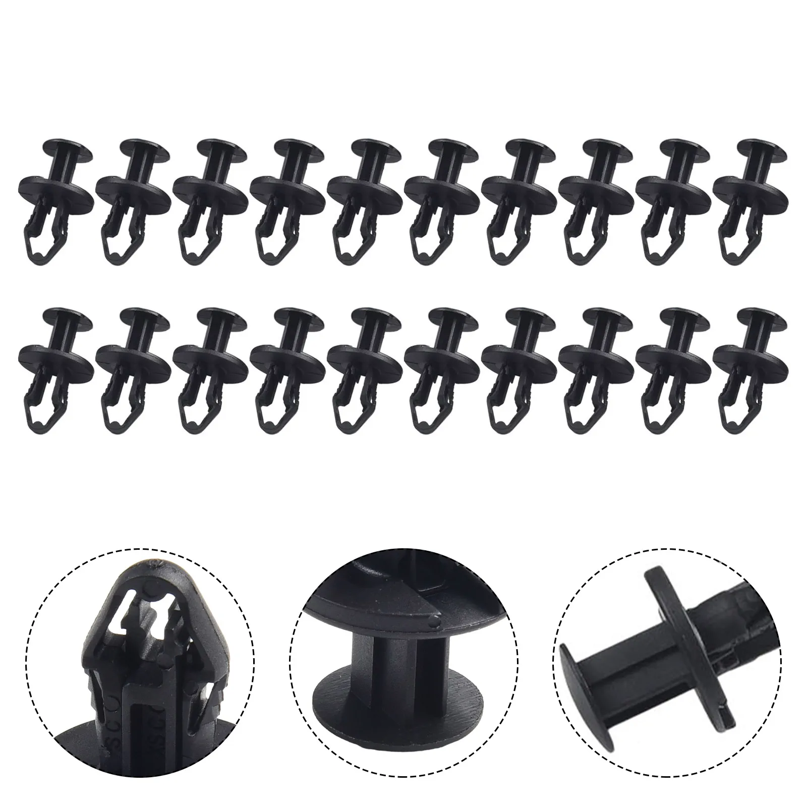 Undertray Rivets Black Push Pull Undertray Rivets Clips for Tesla Model 3 2017 & Up 20pcs Reliable and Durable
Undertray Rivets Black Push Pull Undertray Rivets Clips for Tesla Model 3 2017 & Up 20pcs Reliable and Durable