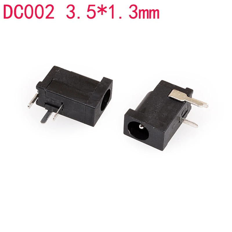 DC-002 1A 30V Black DC Power Jack Socket Connector DC002 3.5*1.3mm 1.3 for Mini DC Socket 50Pcs
DC-002 1A 30V Black DC Power Jack Socket Connector DC002 3.5*1.3mm 1.3 for Mini DC Socket 50Pcs