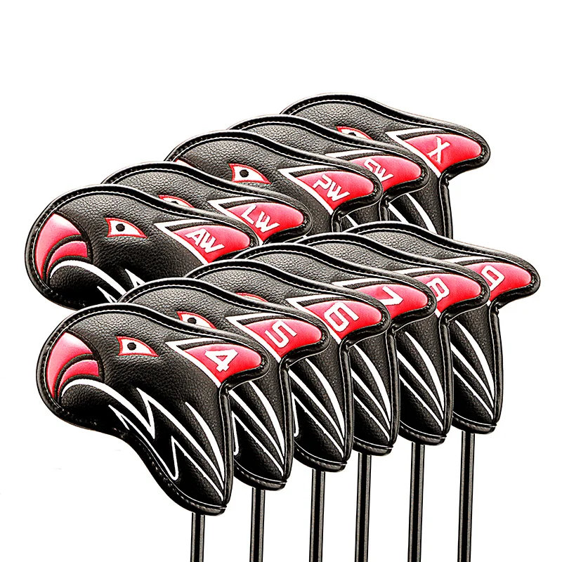 New golf iron cap sets high-grade PU club protective headgear 11 / set of eagle pattern iron sets
New golf iron cap sets high-grade PU club protective headgear 11 / set of eagle pattern iron sets