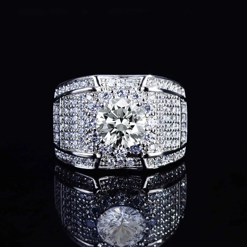 Genuine 18k gold Engagement Ring for men luxury Full Paved diamond 1 8 k Elegant Simple Female Jewelry Ring Hot Sale mens rings
Genuine 18k gold Engagement Ring for men luxury Full Paved diamond 1 8 k Elegant Simple Female Jewelry Ring Hot Sale mens rings