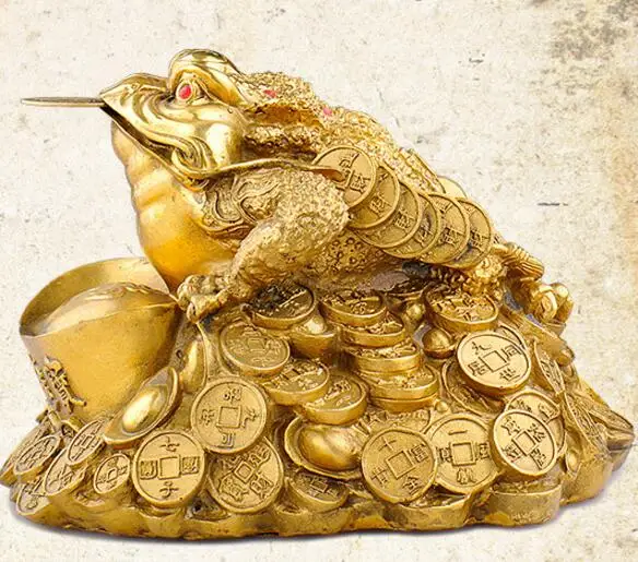 DYZ 707+++++++Pure bronze Golden Toad ornament, light big, three feet toad, three feet golden cicada
DYZ 707+++++++Pure bronze Golden Toad ornament, light big, three feet toad, three feet golden cicada