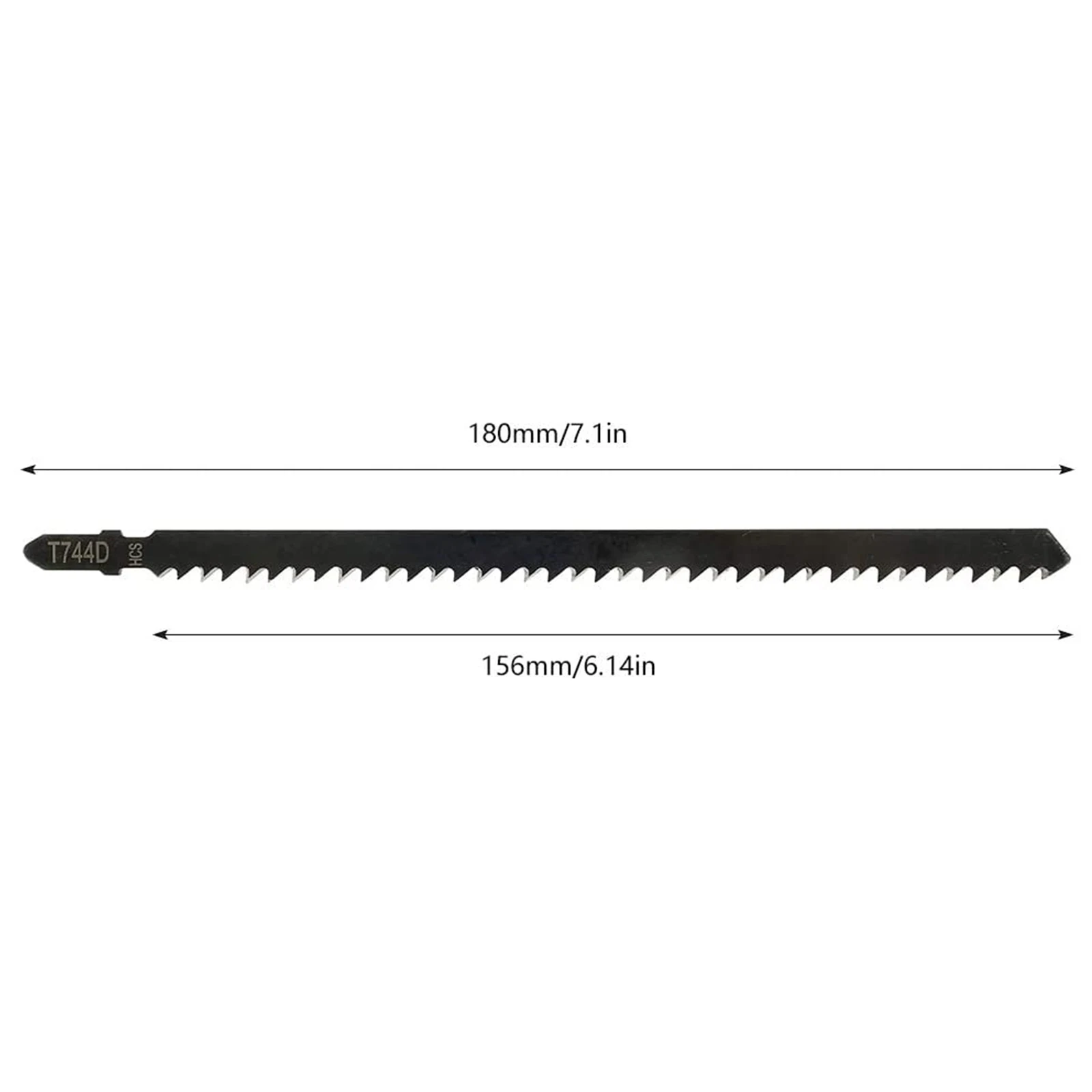 5PCS T744D Jigsaw Blades 156mm Tooth Length For T-shank Jigsaws Cutting Wood Chipboard Black Carbon Steel Jigsaw Blades
5PCS T744D Jigsaw Blades 156mm Tooth Length For T-shank Jigsaws Cutting Wood Chipboard Black Carbon Steel Jigsaw Blades