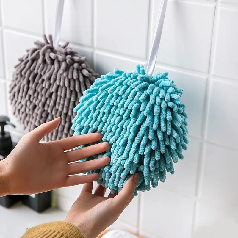 Hangable Chenille Hand Ball Household Bathroom Kitchen Super Absorbent Towel Ball Thickened Sponge Rag Bathroom Kitchen Supplies
Hangable Chenille Hand Ball Household Bathroom Kitchen Super Absorbent Towel Ball Thickened Sponge Rag Bathroom Kitchen Supplies