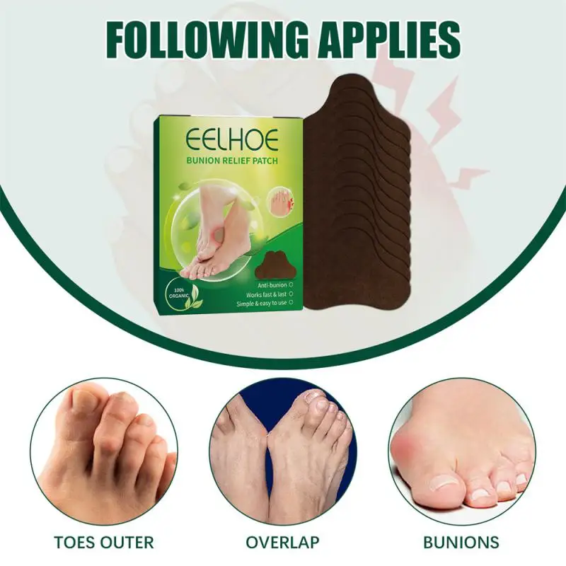 12pcs Bunion Relieving Patch Body Care Orthopedic Foot Therapy Tool Foot Health Care Chinese Herbal Patch Improve Toes Foot Pain
12pcs Bunion Relieving Patch Body Care Orthopedic Foot Therapy Tool Foot Health Care Chinese Herbal Patch Improve Toes Foot Pain