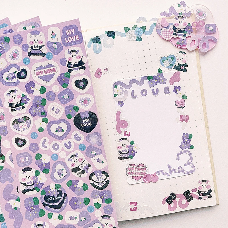 12PCS Cute Cartoon Stickers Sweet Korean Style INS Hand Account Material Stickers Simple Card Decoration Stickers
12PCS Cute Cartoon Stickers Sweet Korean Style INS Hand Account Material Stickers Simple Card Decoration Stickers