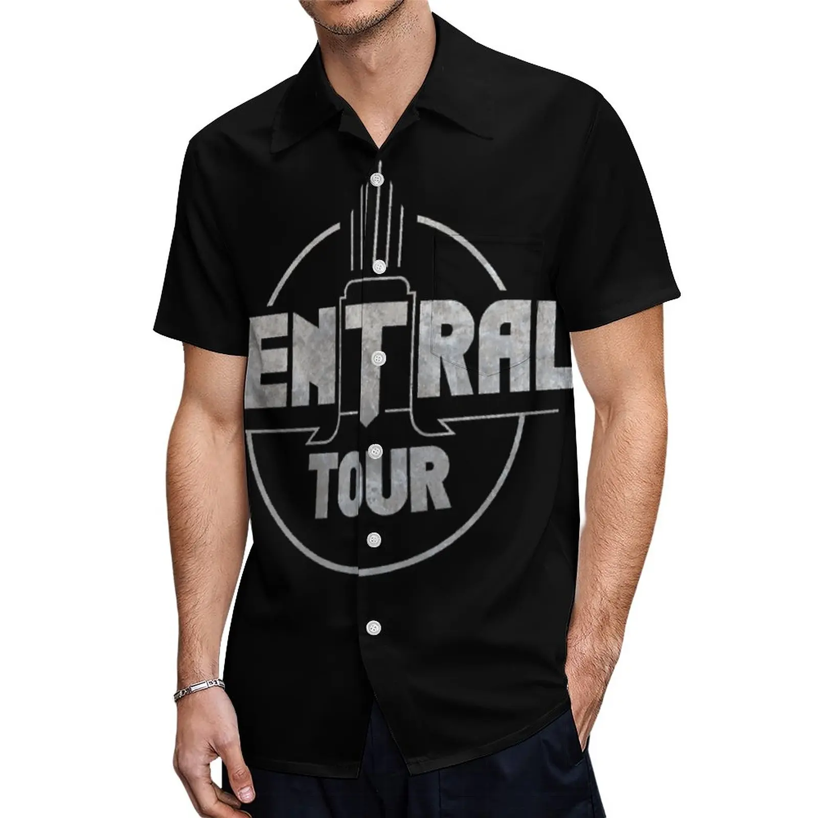 

A Short Sleeved Shirt Best Seller INDOCHINE CENTRAL TOUR Design T-shirts Suit High Grade CuteGoing Out USA Size