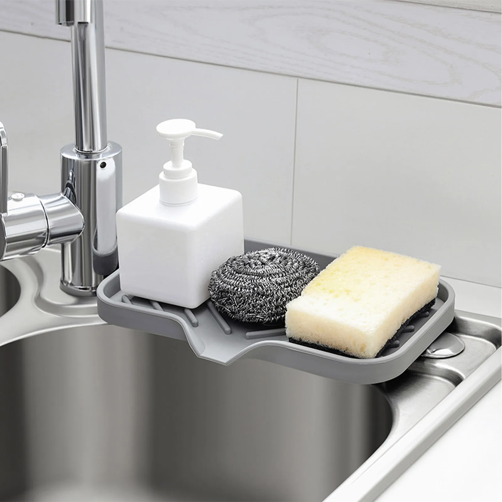 Kitchen Soap Tray With Drain Spout Kitchen Sink Tray Sponge Tray Kitchen Sponge Holder Soap Holder Self Draining For Sink
Kitchen Soap Tray With Drain Spout Kitchen Sink Tray Sponge Tray Kitchen Sponge Holder Soap Holder Self Draining For Sink
