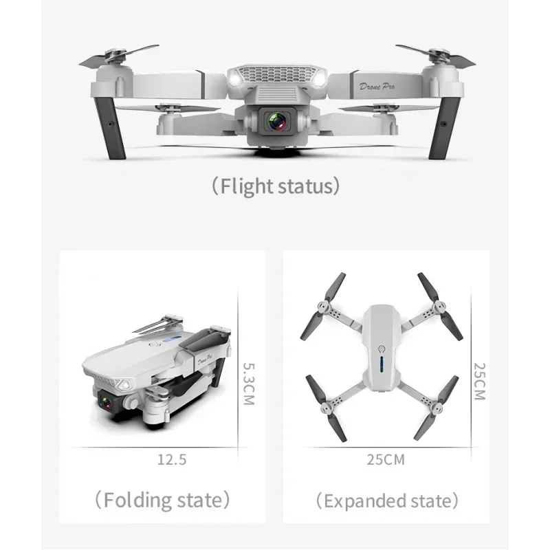 HJ NEW E88 Dual Camera Folding Dron Obstacle Avoidance Phone Control Collision UAV Filters Beauty MachineToy
HJ NEW E88 Dual Camera Folding Dron Obstacle Avoidance Phone Control Collision UAV Filters Beauty MachineToy