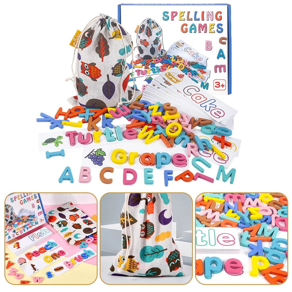 Spelling Matching Letter Playthings: 1 Set Learning Educational Puzzle for Preschool Learning Activities Recognition Game
Spelling Matching Letter Playthings: 1 Set Learning Educational Puzzle for Preschool Learning Activities Recognition Game