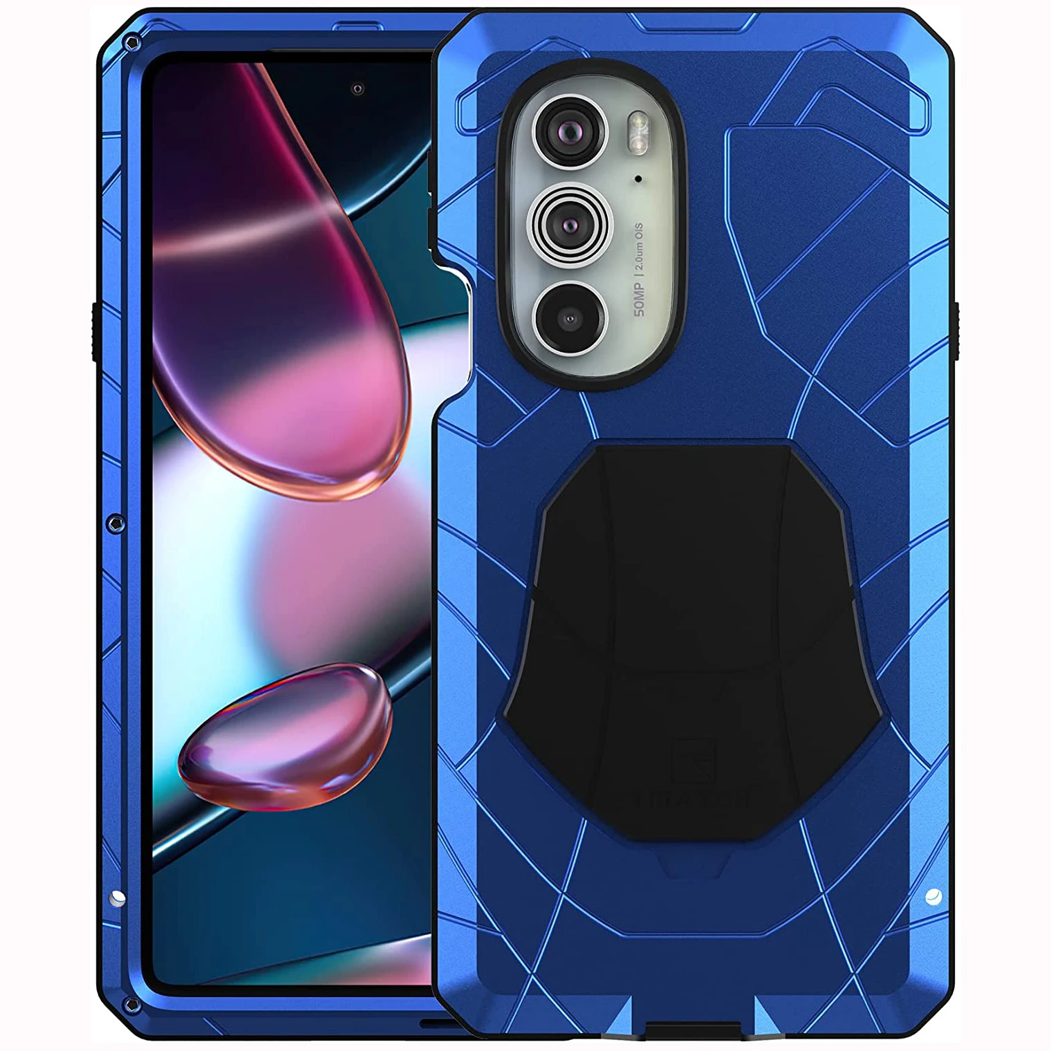 For Motorola Moto Edge Plus 2022 Metal Case Aluminum Metal Frame Soft Rubber Military Cover for Motorola Edge Plus 2022 Case
For Motorola Moto Edge Plus 2022 Metal Case Aluminum Metal Frame Soft Rubber Military Cover for Motorola Edge Plus 2022 Case