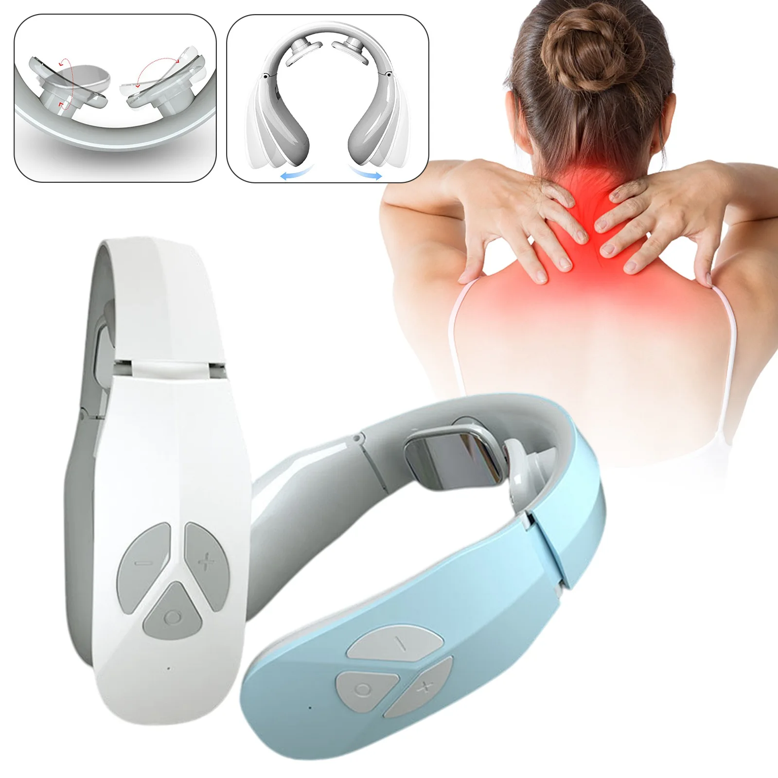

Homeuse Electric Pulse Smart Neck Massager Pain Relief Therapy Health Care Relaxation Tool Intelligent Cervical Massager