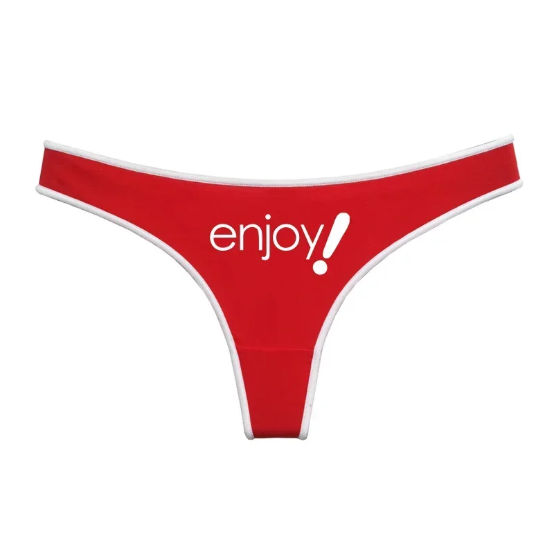 ENJOY Cute Girls Sexy Thong Female Lingerie Red Cotton Underwear for Womens Soft Seamless Invisible Breathable Sport Underpant
ENJOY Cute Girls Sexy Thong Female Lingerie Red Cotton Underwear for Womens Soft Seamless Invisible Breathable Sport Underpant