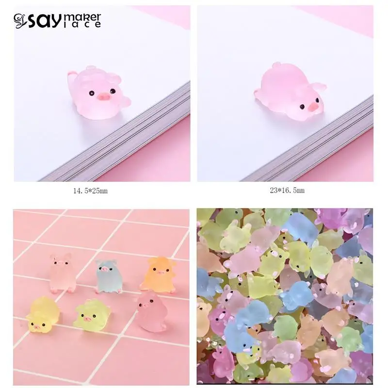 6Pcs Cartoon Pig Miniatures Terrarium Figurines DIY Jewelry Decoration Accessories Mini Resin
6Pcs Cartoon Pig Miniatures Terrarium Figurines DIY Jewelry Decoration Accessories Mini Resin