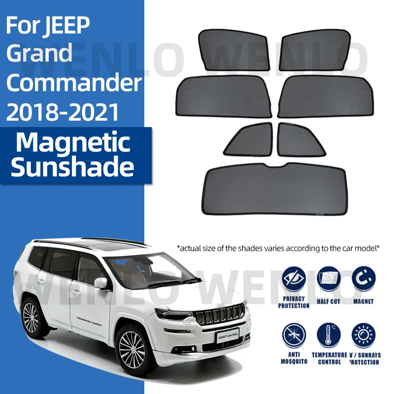 Car Side Window Sunshade For Jeep Grand Commander 2018-2021 Magnetic Interior Mesh Cover Front Rear Custom Accessory Sun Visor
Car Side Window Sunshade For Jeep Grand Commander 2018-2021 Magnetic Interior Mesh Cover Front Rear Custom Accessory Sun Visor