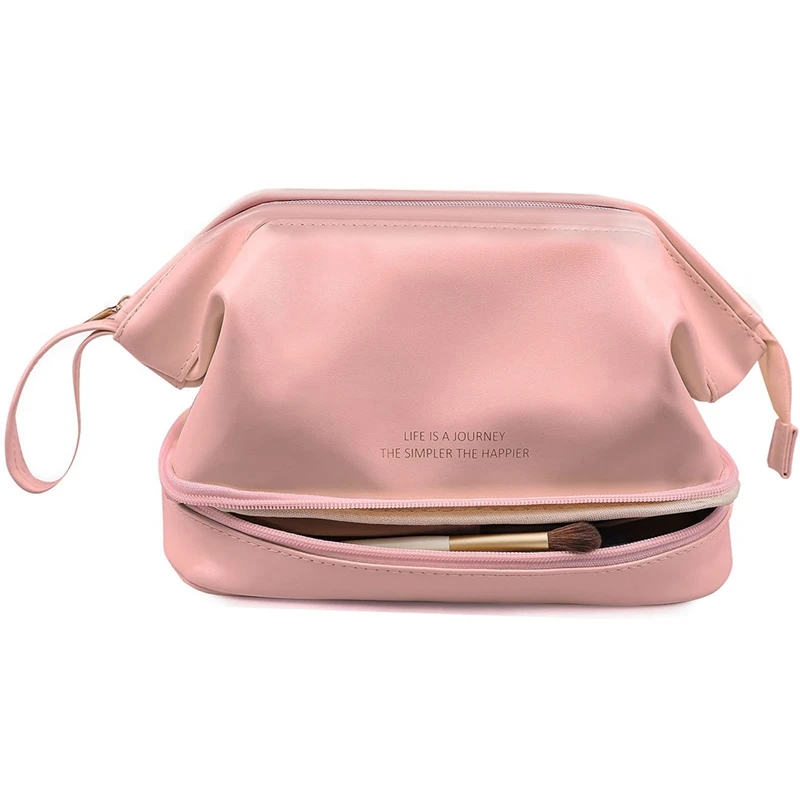 Large Makeup Bag,Double Layer Cosmetic Bag,Travel Makeup Bag,Leather Makeup Bag, Cosmetic Travel Bags
Large Makeup Bag,Double Layer Cosmetic Bag,Travel Makeup Bag,Leather Makeup Bag, Cosmetic Travel Bags
