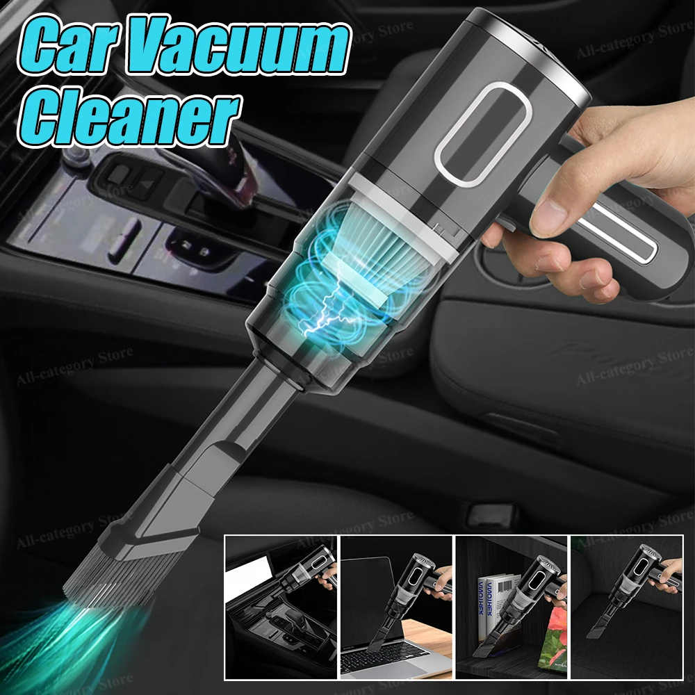 Portable Car Vacuum Cleaner Handheld Wireless Dust Catcher Powerful Auto Vacuum Cleaners for Vehicle Home Cleaning Appliances
Portable Car Vacuum Cleaner Handheld Wireless Dust Catcher Powerful Auto Vacuum Cleaners for Vehicle Home Cleaning Appliances