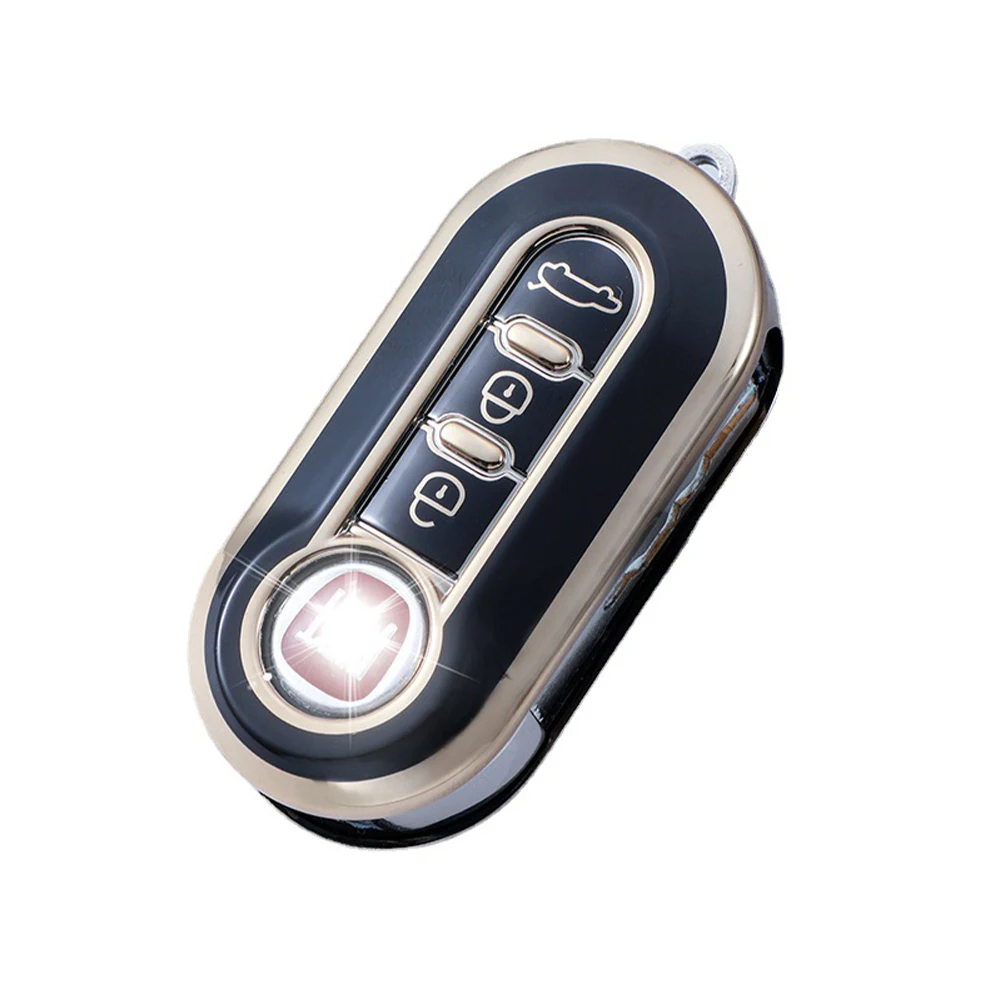 For Fiat 3-Button Key Cover TPU Car Flip Key Case Auto Shell Fob Keychain for Ducato 500 500L Panda Grande Punto Lancia Musa
For Fiat 3-Button Key Cover TPU Car Flip Key Case Auto Shell Fob Keychain for Ducato 500 500L Panda Grande Punto Lancia Musa