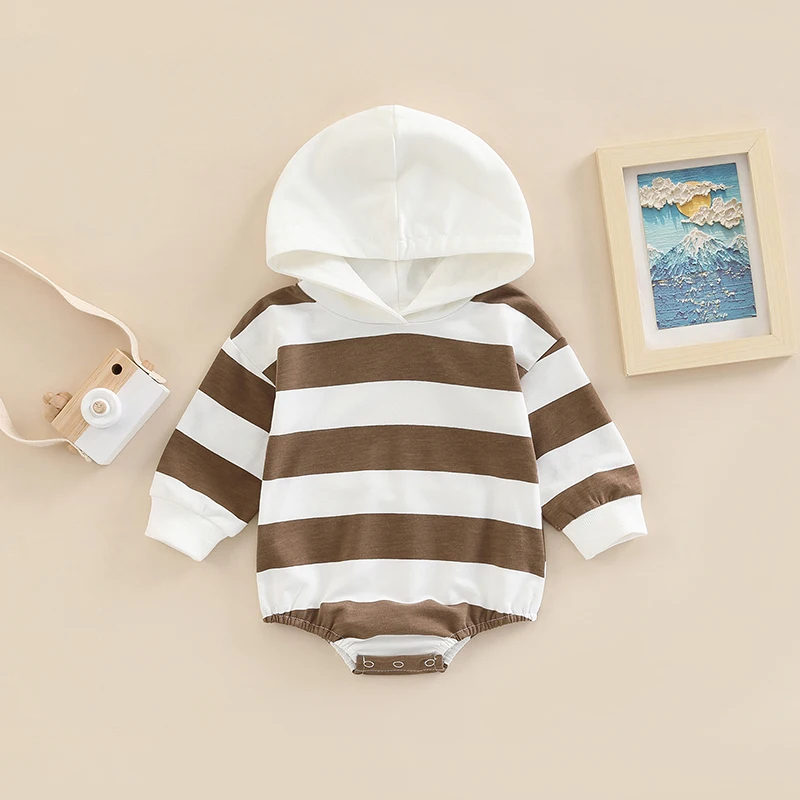 2022-07-16 Lioraitiin 0-18M Infant Baby Boy Girl Fall Hooded Bodysuit Casual Long Sleeve Striped Print Jumpsuit
2022-07-16 Lioraitiin 0-18M Infant Baby Boy Girl Fall Hooded Bodysuit Casual Long Sleeve Striped Print Jumpsuit