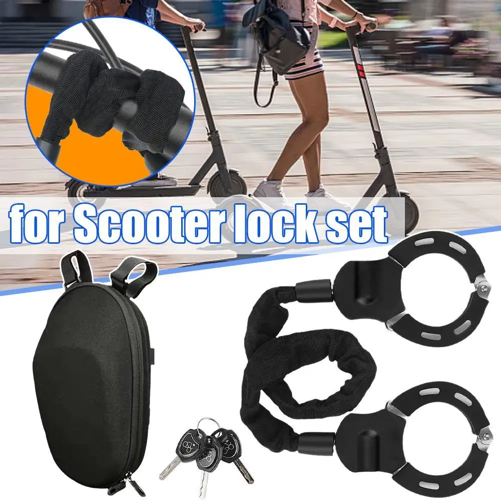 Scooter Chain Lock Scooter Bag Electric Scooter Accessories Security Bike Lock Handcuff Chain Lock For Bike E-Scooter Motorcycle 
Scooter Chain Lock Scooter Bag Electric Scooter Accessories Security Bike Lock Handcuff Chain Lock For Bike E-Scooter Motorcycle