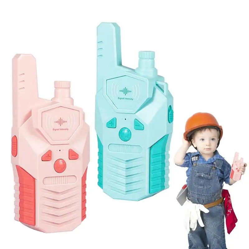 

Walkie Talkies For Kids 1 Pair Girls Walkie Talkies Mobile Phone Toy Clear Voice Auto Squelch Cute Appearance Birthday Gift
