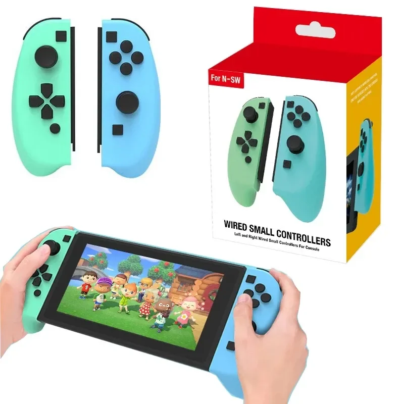 

NEW2023 GP-301 przewodowy lewy i prawy Gamepad do przełącznika Joystick Joycon Plug And Play na kontroler do gier Switch