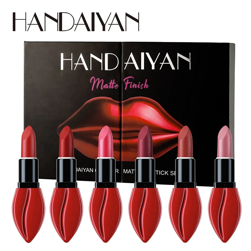 6Pcs/Box Velvet Matte Lipstick Set Long Lasting Waterproof Red Pink Lip Stick Kit Beauty Makeup For Woman Cosmetic
6Pcs/Box Velvet Matte Lipstick Set Long Lasting Waterproof Red Pink Lip Stick Kit Beauty Makeup For Woman Cosmetic