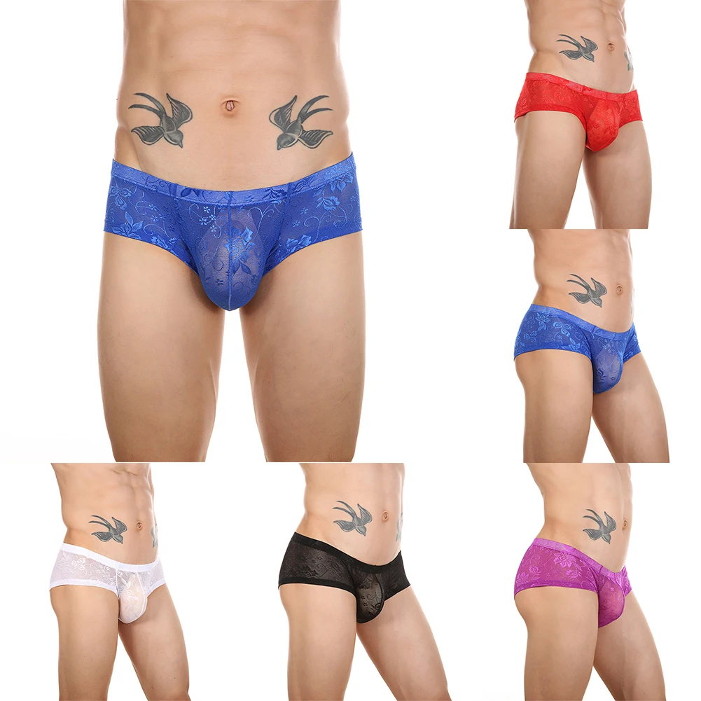 Men Sexy Sisy Lace Pouch Panties Sissy See-through Underpants Gay Male Underwear For Lingerie Party Honeymoon Wedding Night
Men Sexy Sisy Lace Pouch Panties Sissy See-through Underpants Gay Male Underwear For Lingerie Party Honeymoon Wedding Night